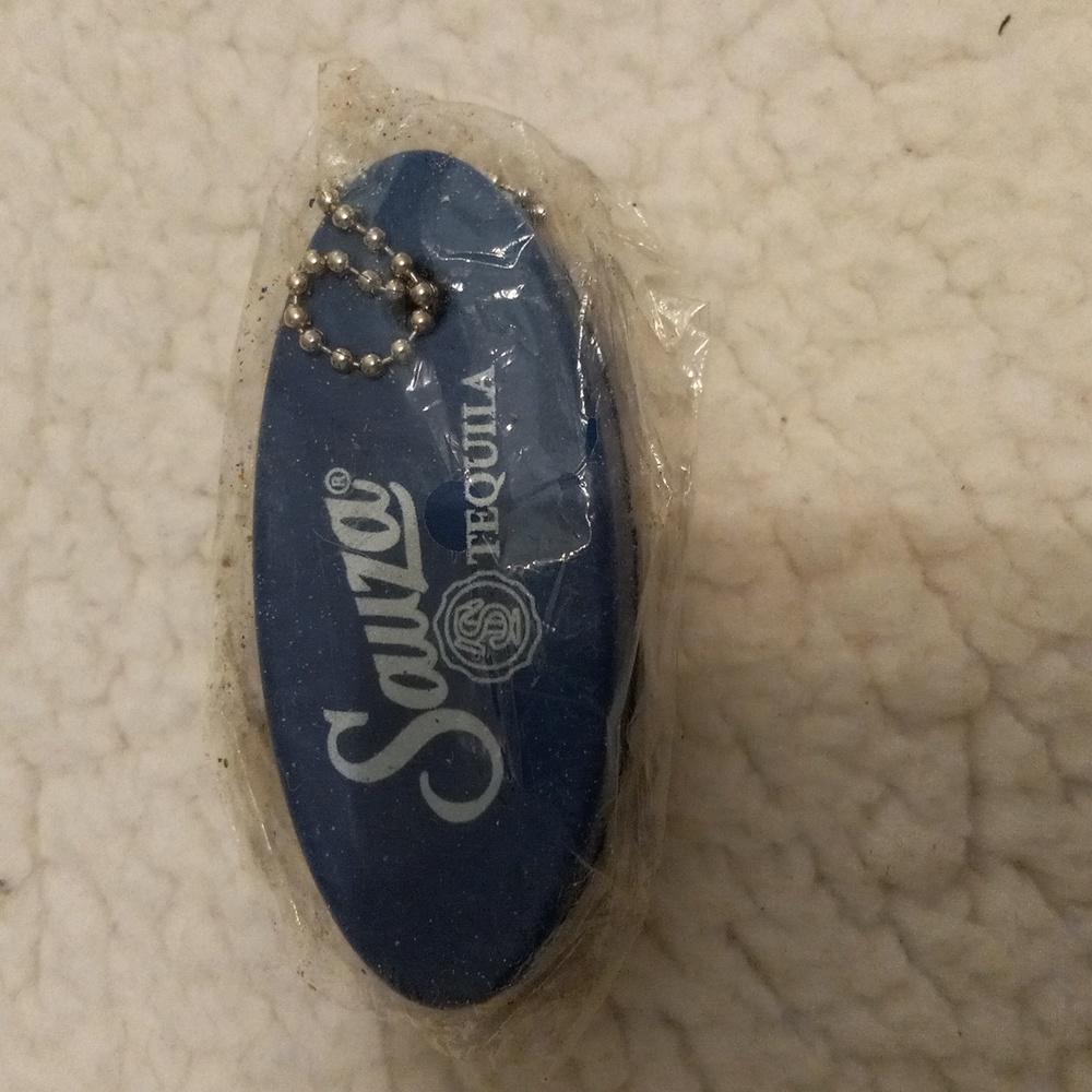 Sauza Tequila Floating Keychain New in Package Beach Surfing Swim Camping